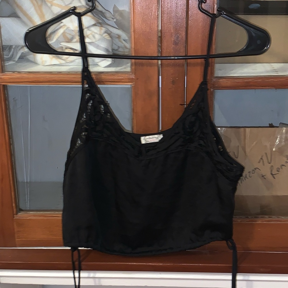 extra small free people tank top - black